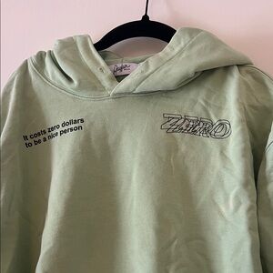 The Mayfair Group Zero Costs To Be A Nice Person Graphic Mint Green Matching Set